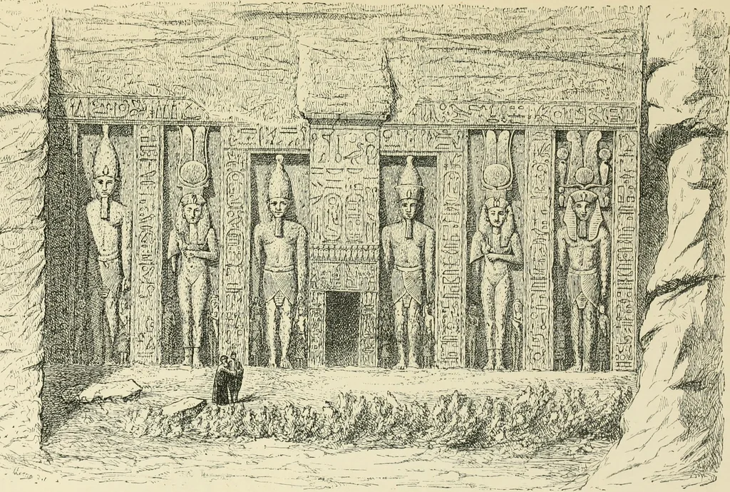 An illustration from A history of art in ancient Egypt, 1883, leaf 506