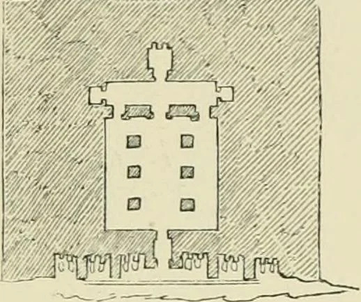 An illustration from A history of art in ancient Egypt, 1883, leaf 508