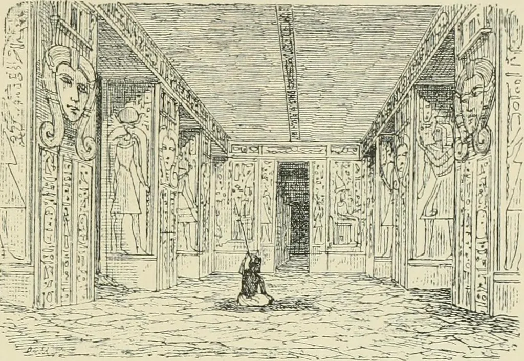 An illustration from A history of art in ancient Egypt, 1883, leaf 508