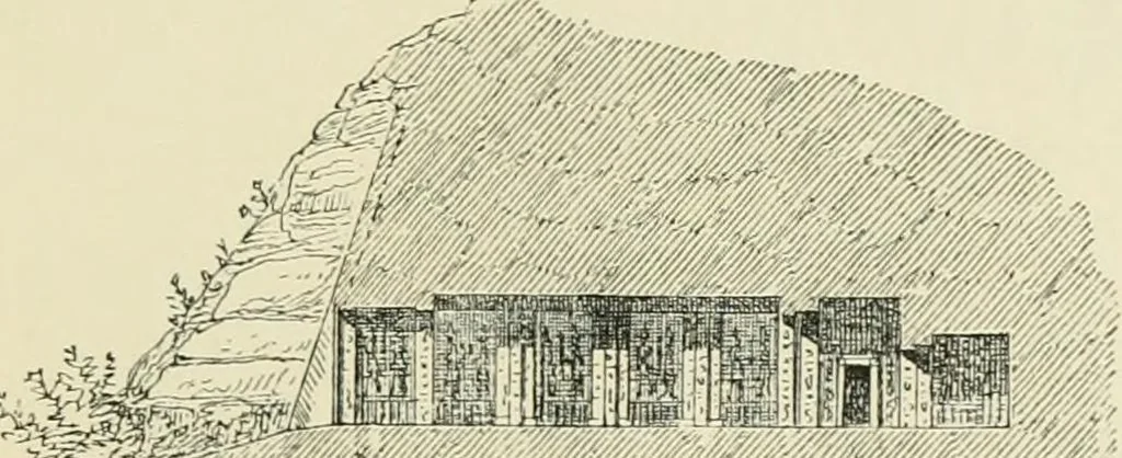 An illustration from A history of art in ancient Egypt, 1883, leaf 508
