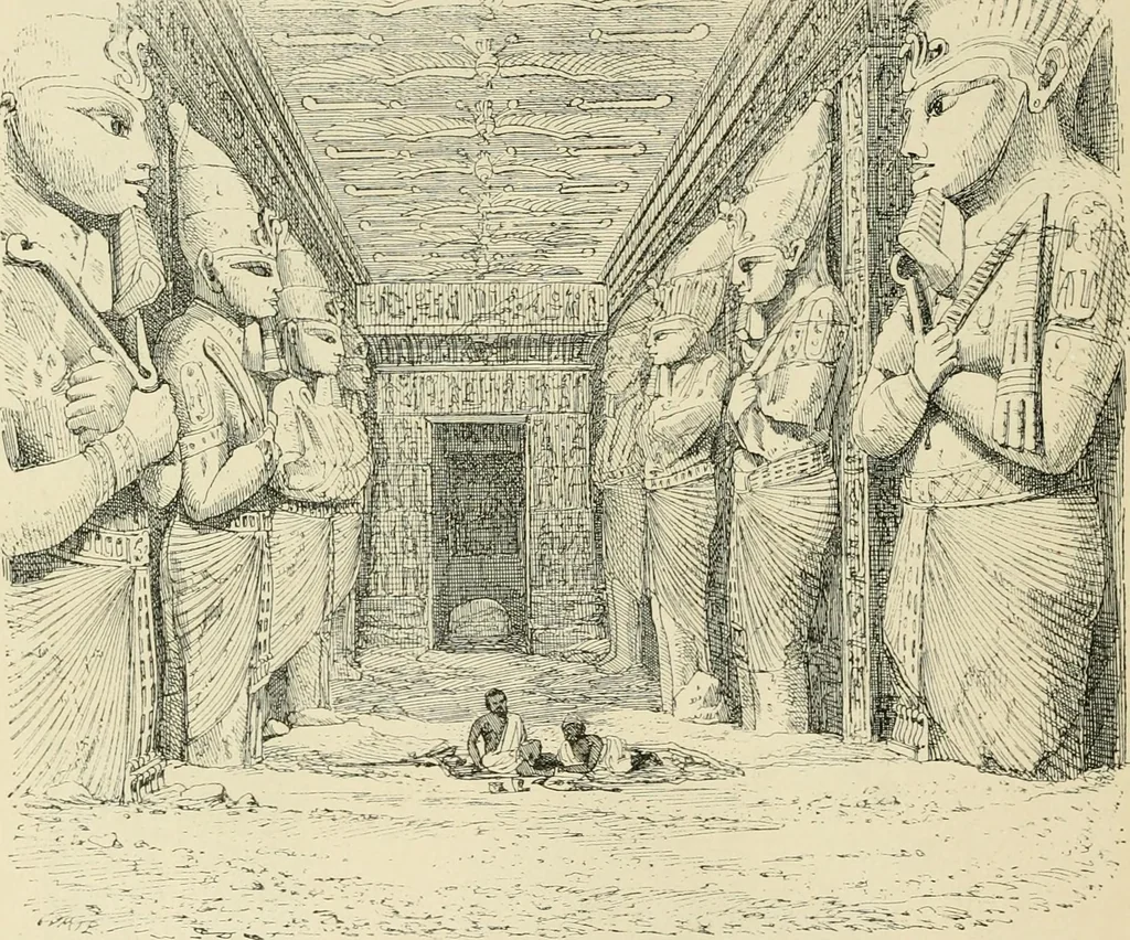 An illustration from A history of art in ancient Egypt, 1883, leaf 509