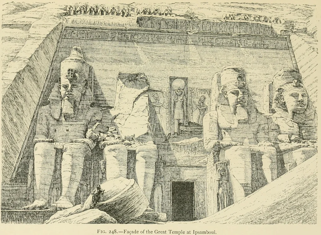 An illustration from A history of art in ancient Egypt, 1883, leaf 510