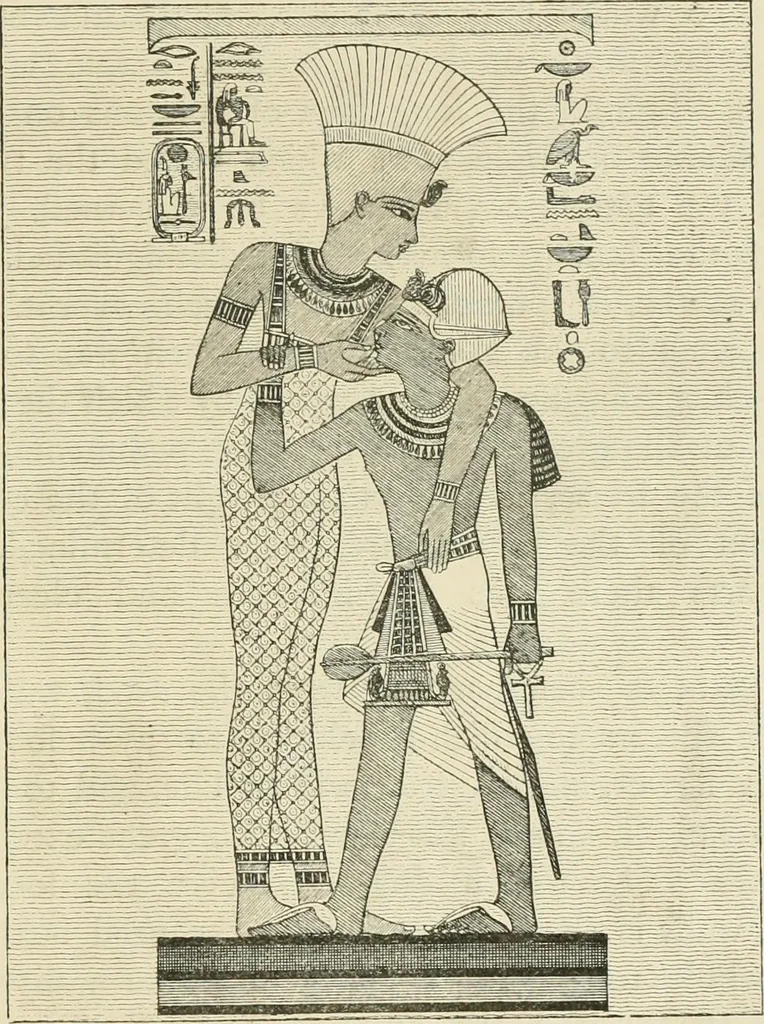 An illustration from A history of art in ancient Egypt, 1883, leaf 536