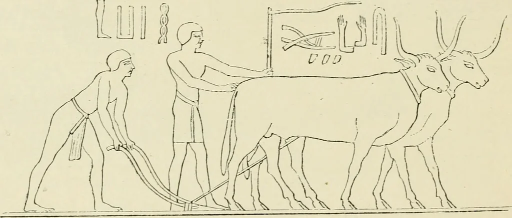 An illustration from A history of art in ancient Egypt, 1883, leaf 87