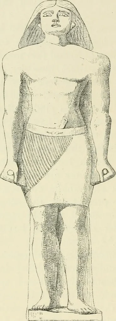 An illustration from A history of art in ancient Egypt, 1883, leaf 93