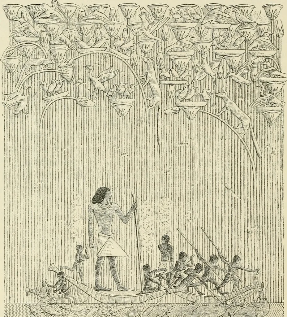 An illustration from A history of art in ancient Egypt, 1883, leaf 97