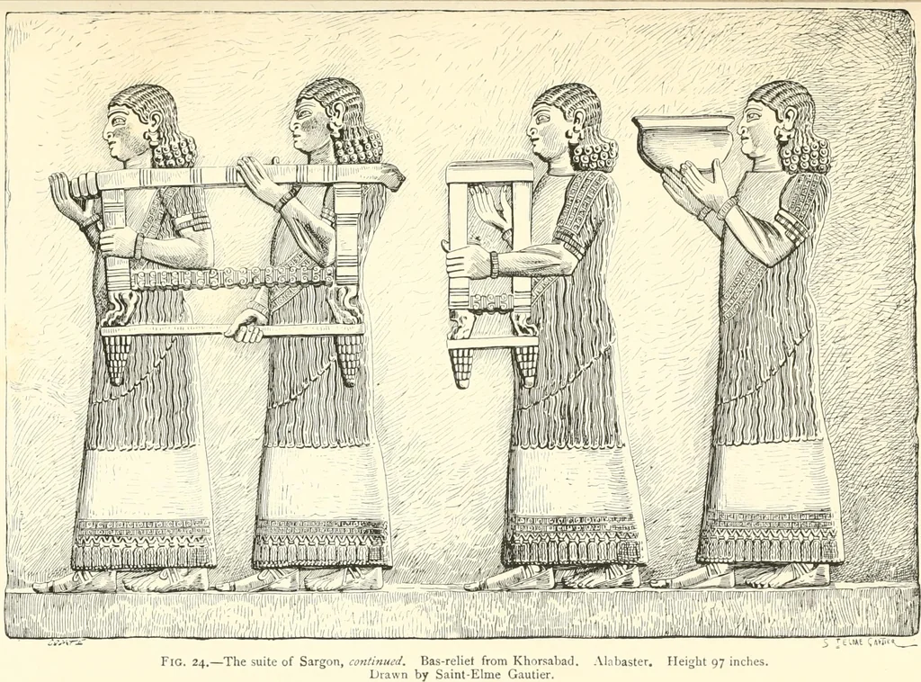 An illustration from A history of art in Chaldæa & Assyria, 1884, leaf 122