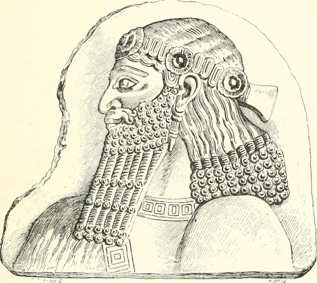 An illustration from A history of art in Chaldæa & Assyria, 1884, leaf 126