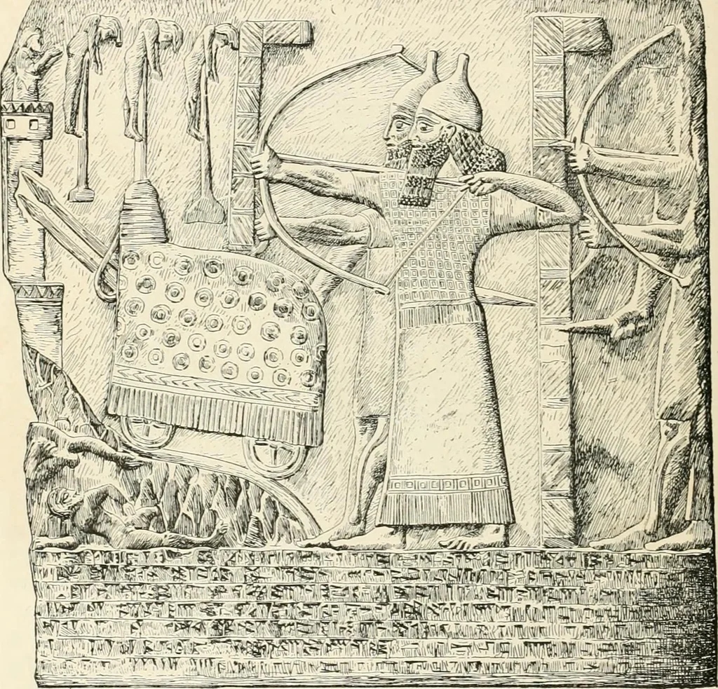 An illustration from A history of art in Chaldæa & Assyria, 1884, leaf 127