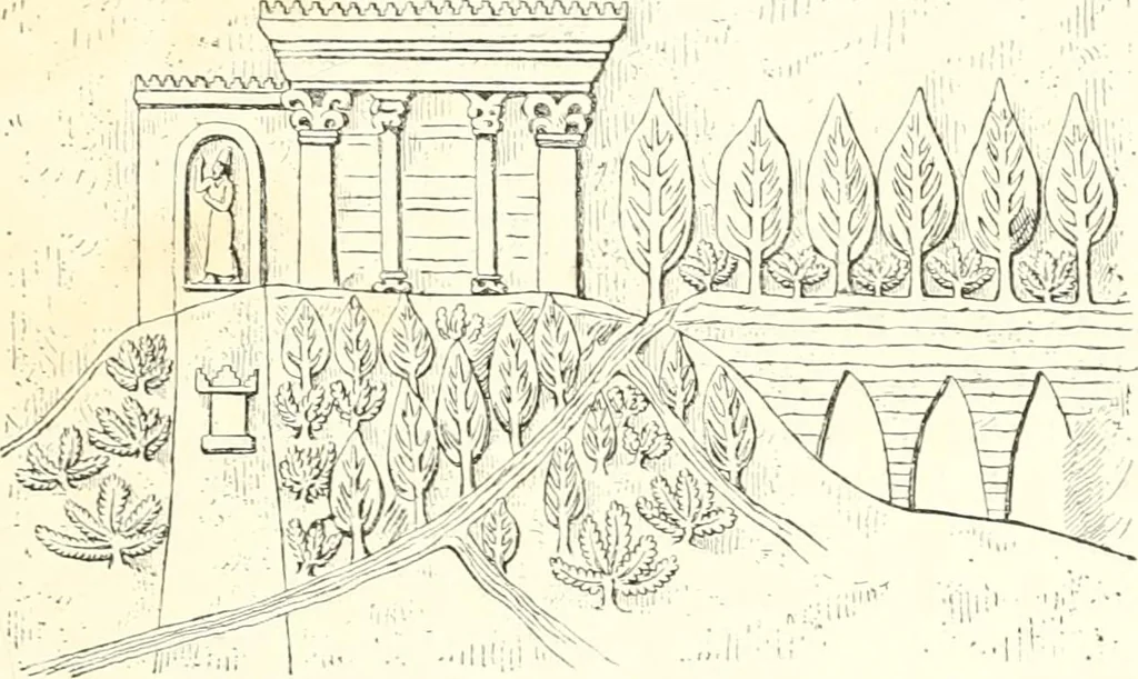 An illustration from A history of art in Chaldæa & Assyria, 1884, leaf 164