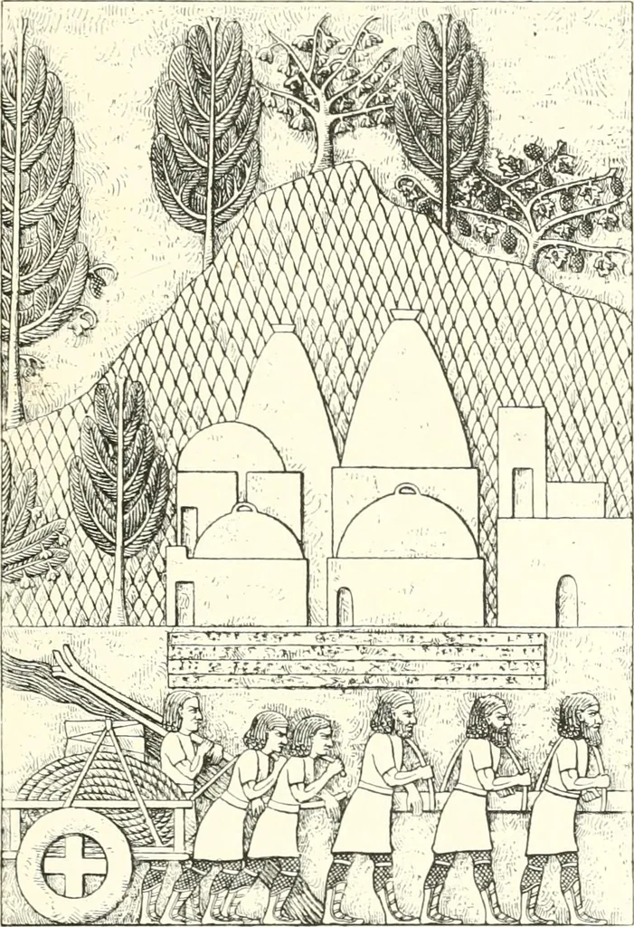 An illustration from A history of art in Chaldæa & Assyria, 1884, leaf 166