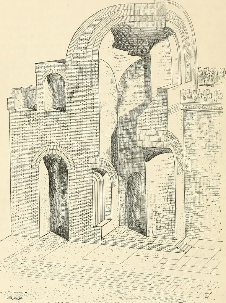 An illustration from A history of art in Chaldæa & Assyria, 1884, leaf 197