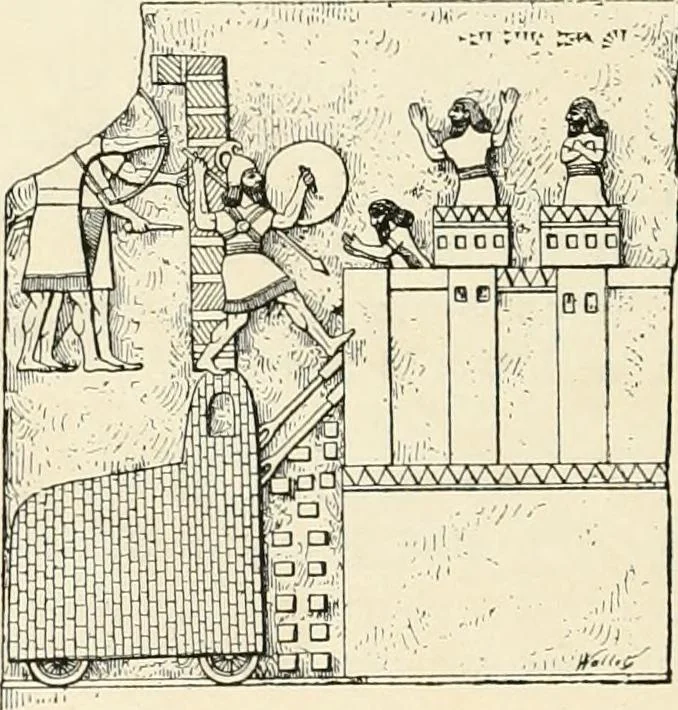 An illustration from A history of art in Chaldæa & Assyria, 1884, leaf 203
