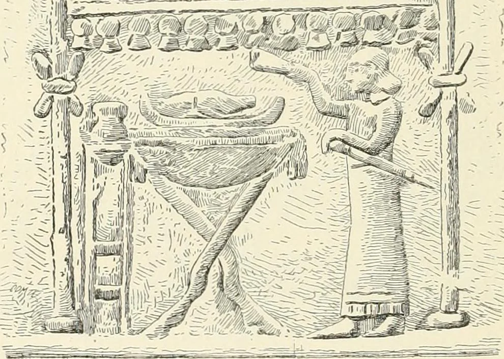 An illustration from A history of art in Chaldæa & Assyria, 1884, leaf 217