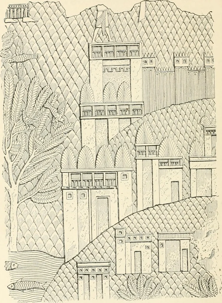 An illustration from A history of art in Chaldæa & Assyria, 1884, leaf 233