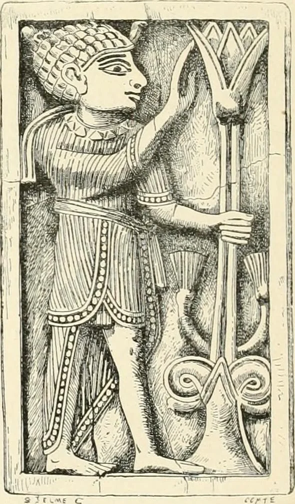 An illustration from A history of art in Chaldæa & Assyria, 1884, leaf 235