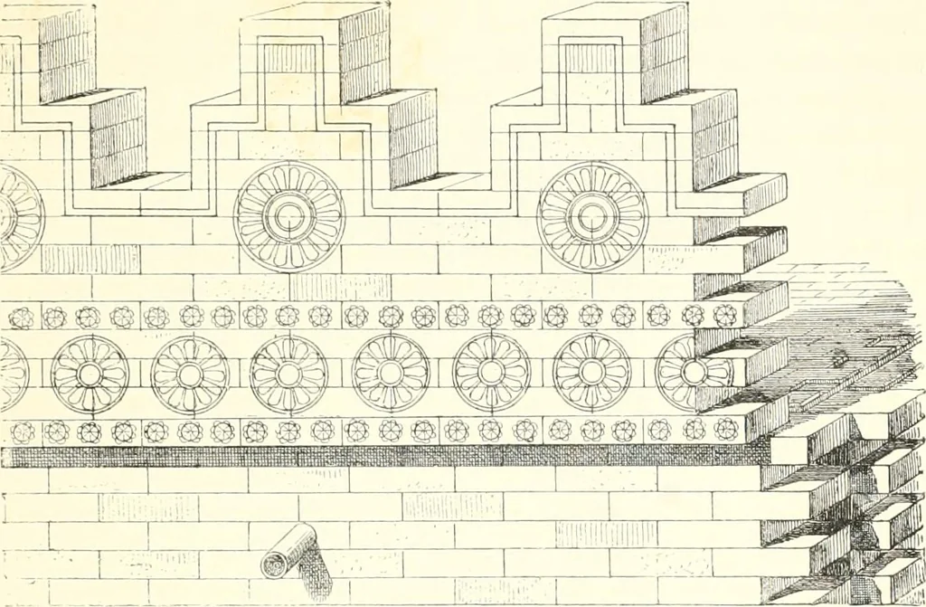 An illustration from A history of art in Chaldæa & Assyria, 1884, leaf 278