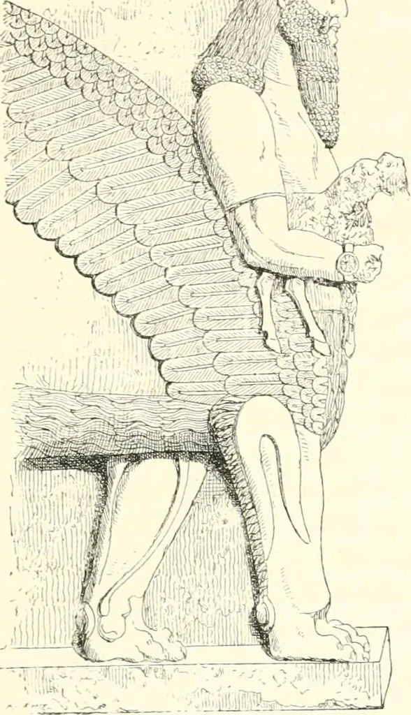 An illustration from A history of art in Chaldæa & Assyria, 1884, leaf 290