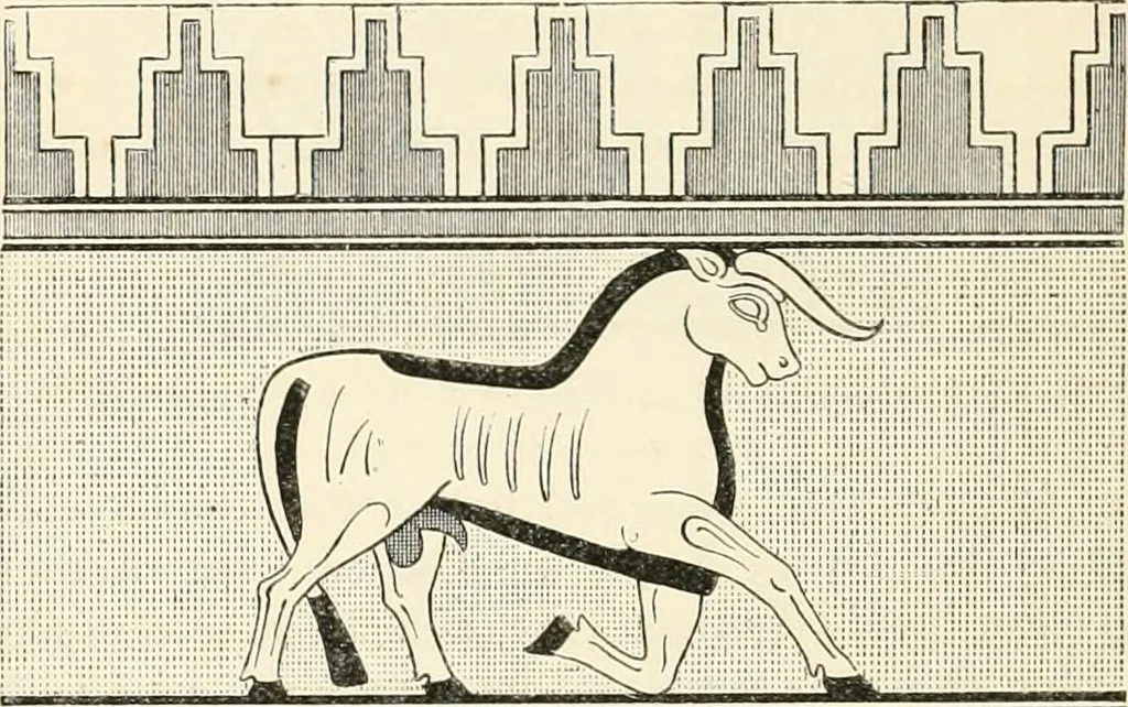 An illustration from A history of art in Chaldæa & Assyria, 1884, leaf 299