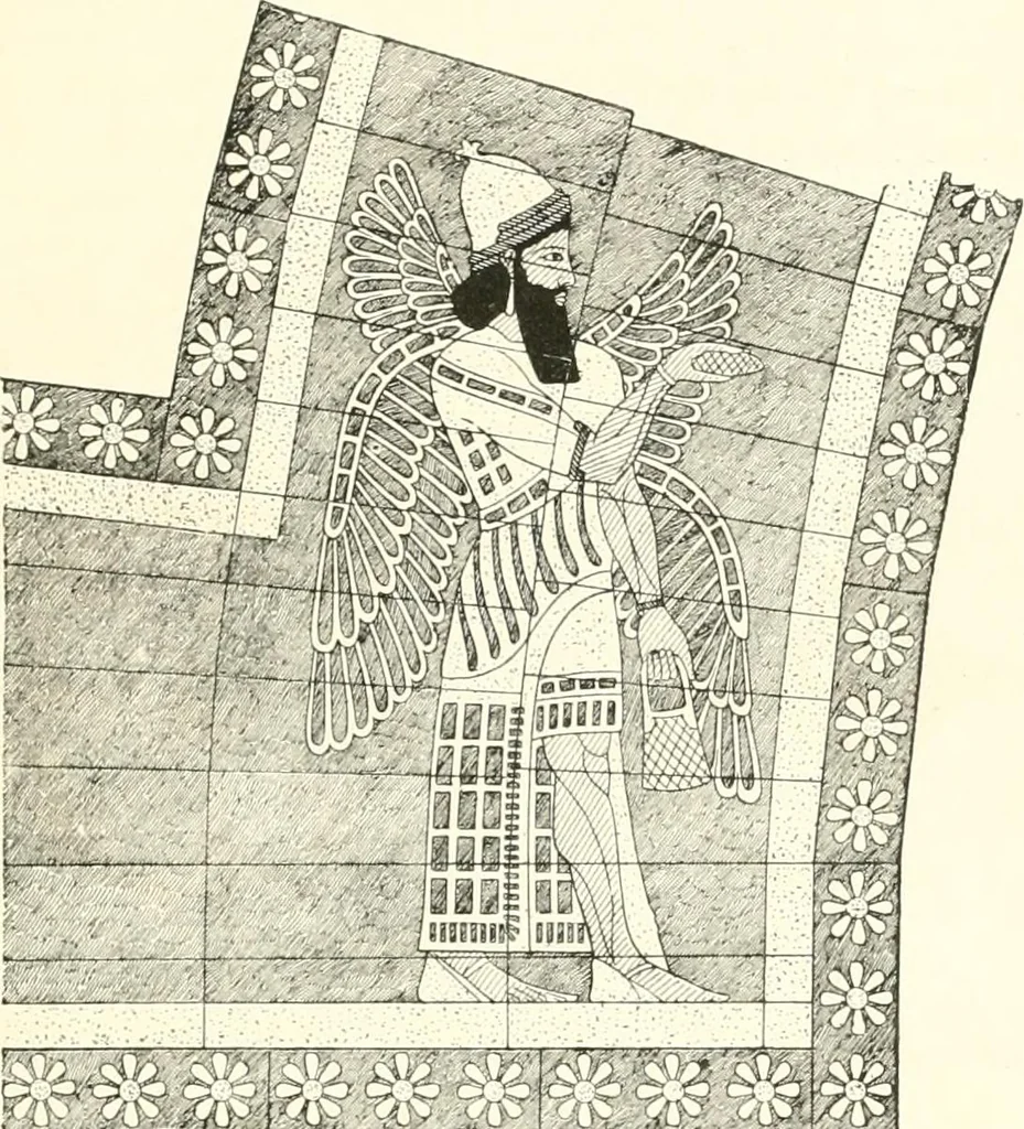 An illustration from A history of art in Chaldæa & Assyria, 1884, leaf 314