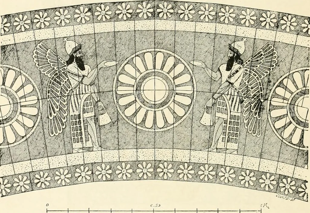 An illustration from A history of art in Chaldæa & Assyria, 1884, leaf 315