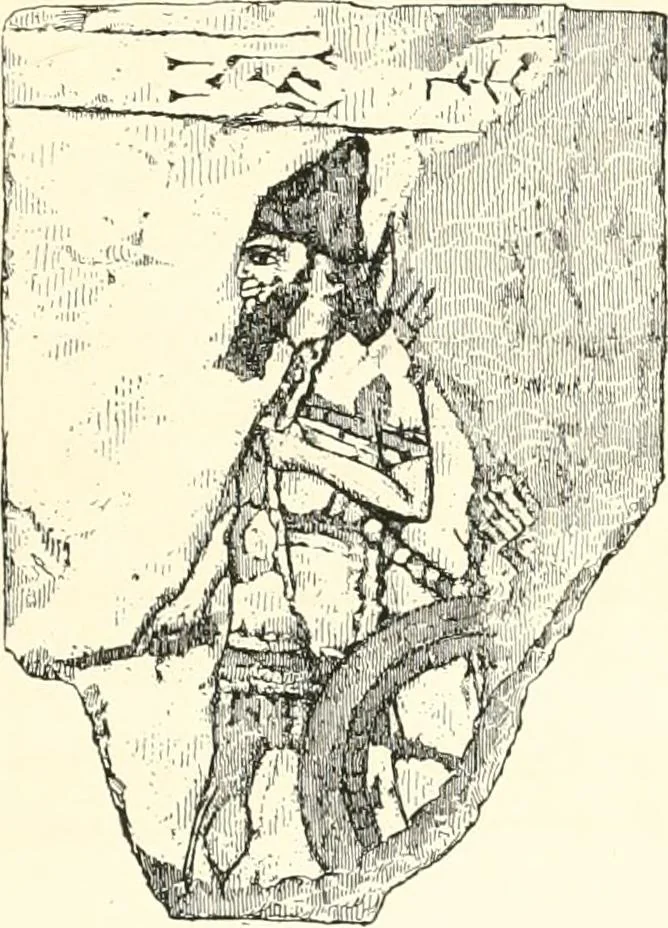 An illustration from A history of art in Chaldæa & Assyria, 1884, leaf 316