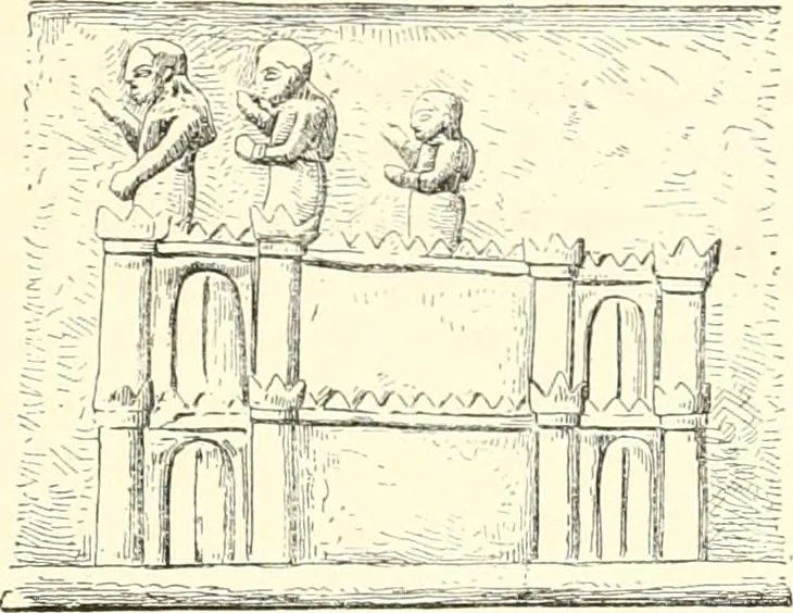 An illustration from A history of art in Chaldæa & Assyria, 1884, leaf 356