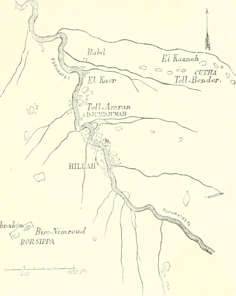 An illustration from A history of art in Chaldæa & Assyria, 1884, leaf 412