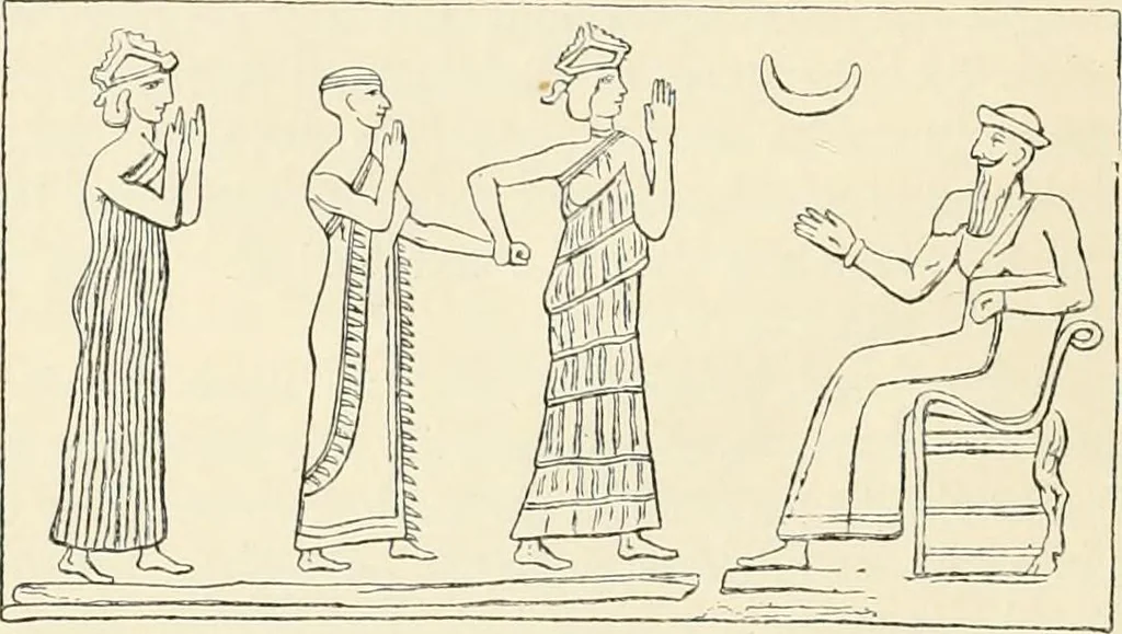 An illustration from A history of art in Chaldæa & Assyria, 1884, leaf 59