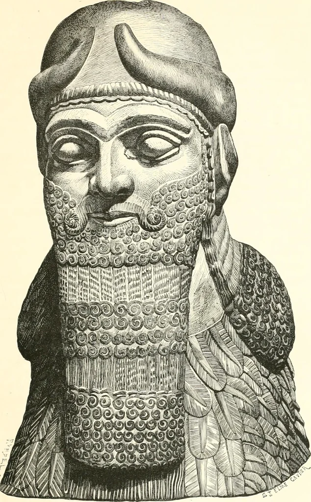 An illustration from A history of art in Chaldæa & Assyria, 1884, leaf 102