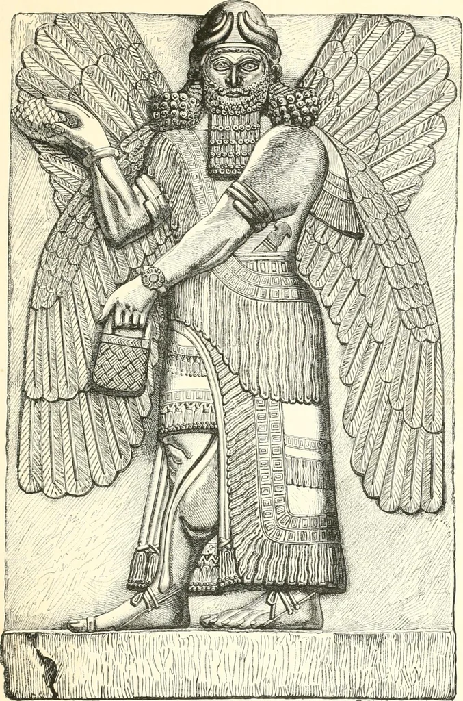 An illustration from A history of art in Chaldæa & Assyria, 1884, leaf 106