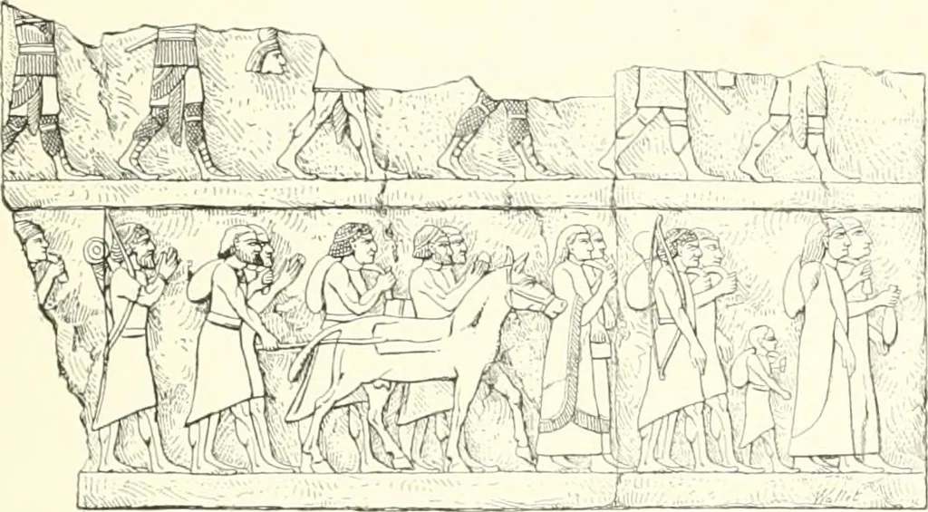 An illustration from A history of art in Chaldæa & Assyria, 1884, leaf 116