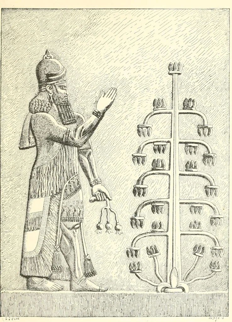 An illustration from A history of art in Chaldæa & Assyria, 1884, leaf 118