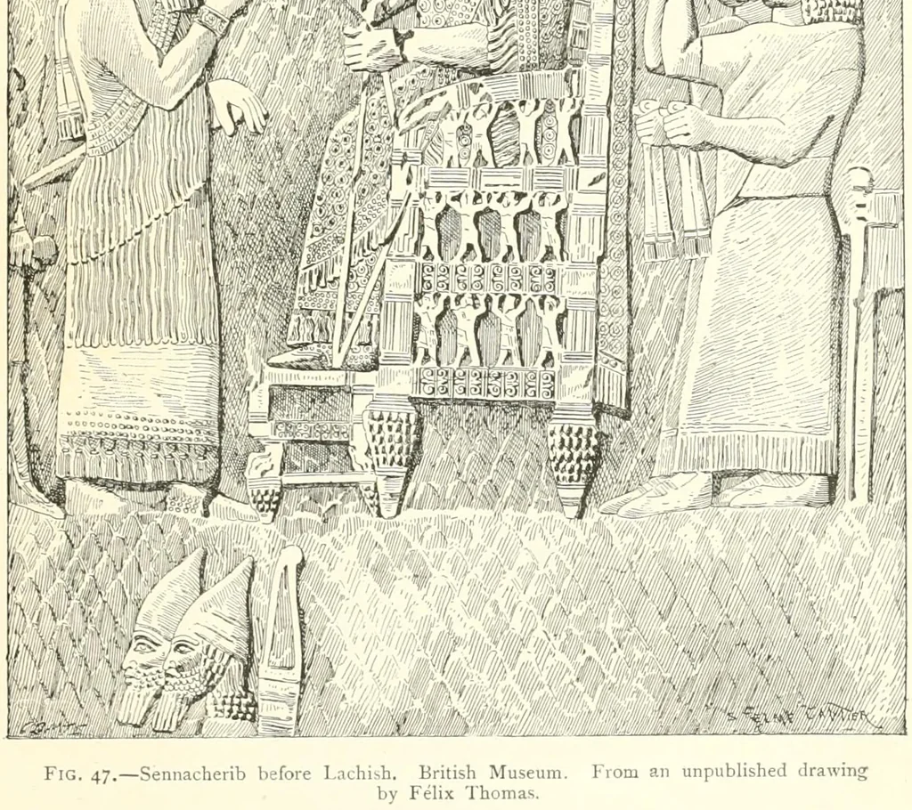 An illustration from A history of art in Chaldæa & Assyria, 1884, leaf 124