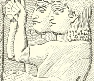 An illustration from A history of art in Chaldæa & Assyria, 1884, leaf 124