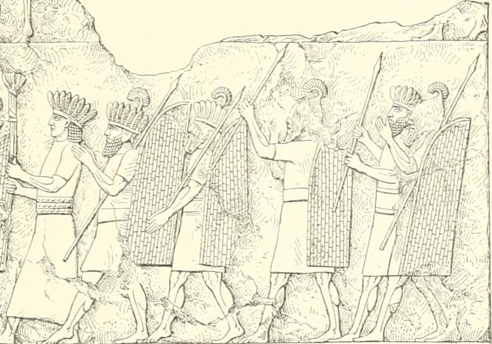 An illustration from A history of art in Chaldæa & Assyria, 1884, leaf 126