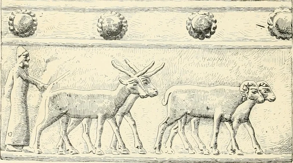 An illustration from A history of art in Chaldæa & Assyria, 1884, leaf 137