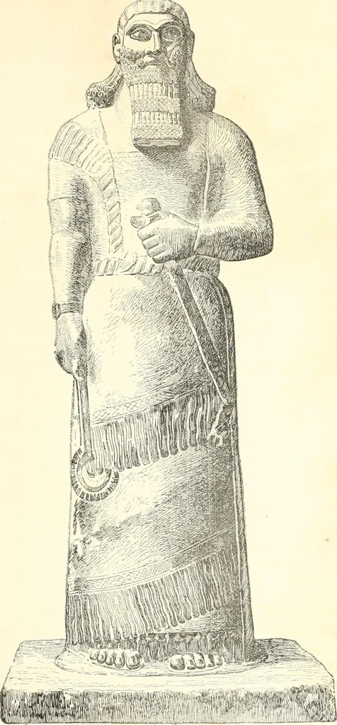 An illustration from A history of art in Chaldæa & Assyria, 1884, leaf 142