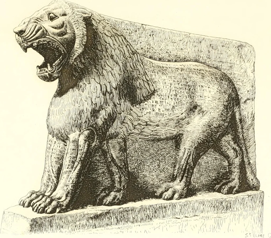 An illustration from A history of art in Chaldæa & Assyria, 1884, leaf 154