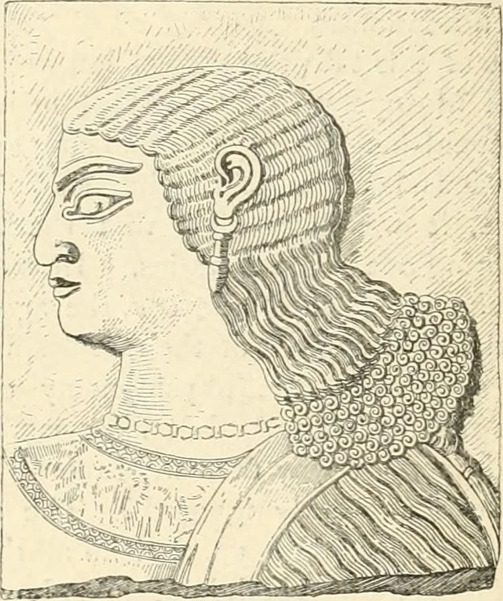 An illustration from A history of art in Chaldæa & Assyria, 1884, leaf 161
