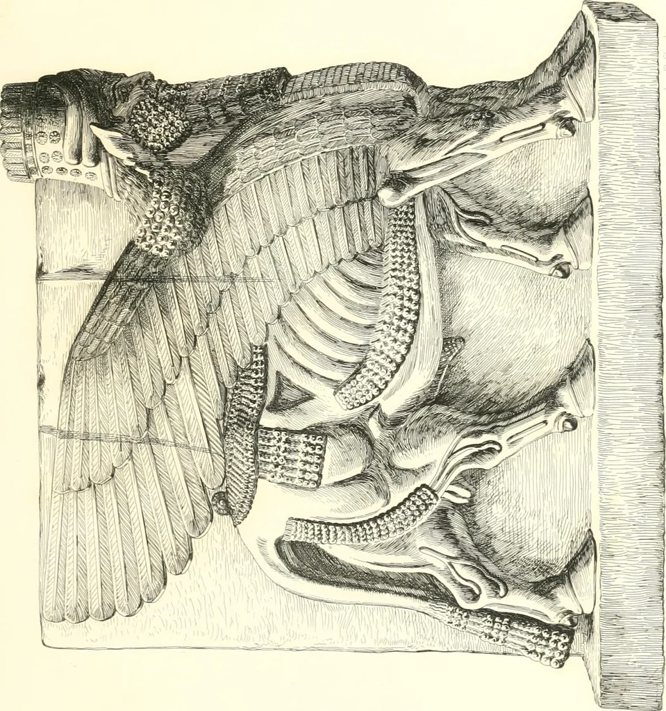 An illustration from A history of art in Chaldæa & Assyria, 1884, leaf 162