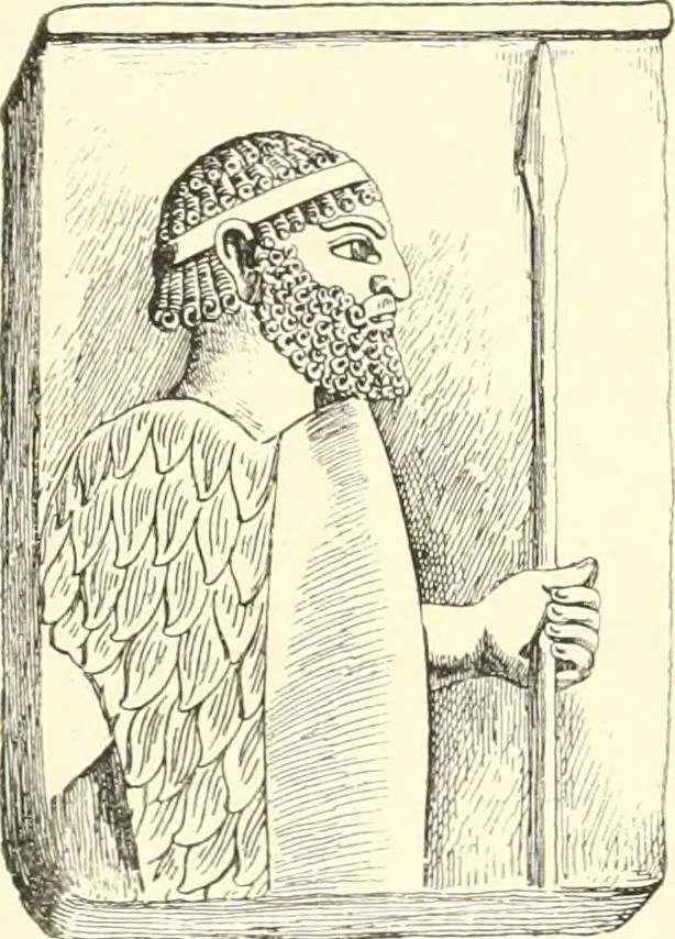 An illustration from A history of art in Chaldæa & Assyria, 1884, leaf 164