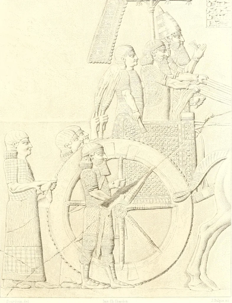 An illustration from A history of art in Chaldæa & Assyria, 1884, leaf 166