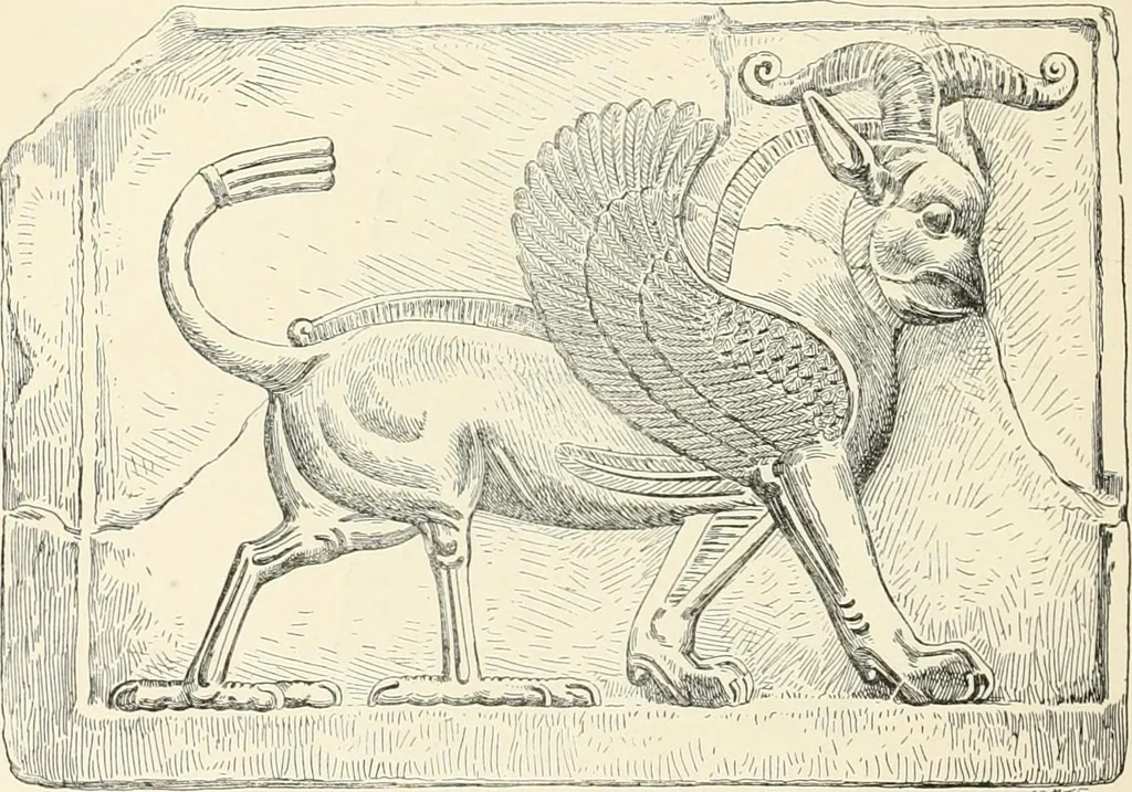 An illustration from A history of art in Chaldæa & Assyria, 1884, leaf 199