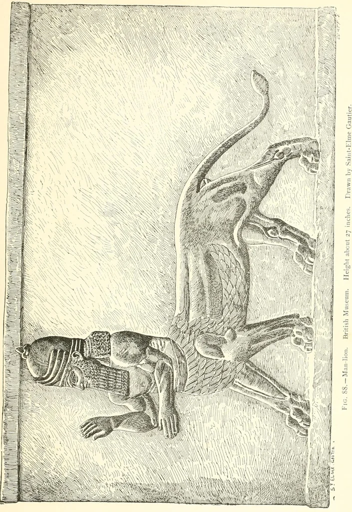 An illustration from A history of art in Chaldæa & Assyria, 1884, leaf 200