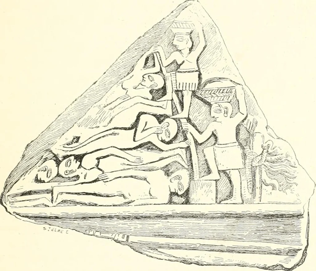 An illustration from A history of art in Chaldæa & Assyria, 1884, leaf 208