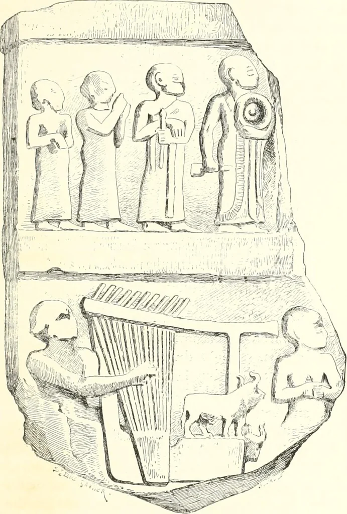An illustration from A history of art in Chaldæa & Assyria, 1884, leaf 220