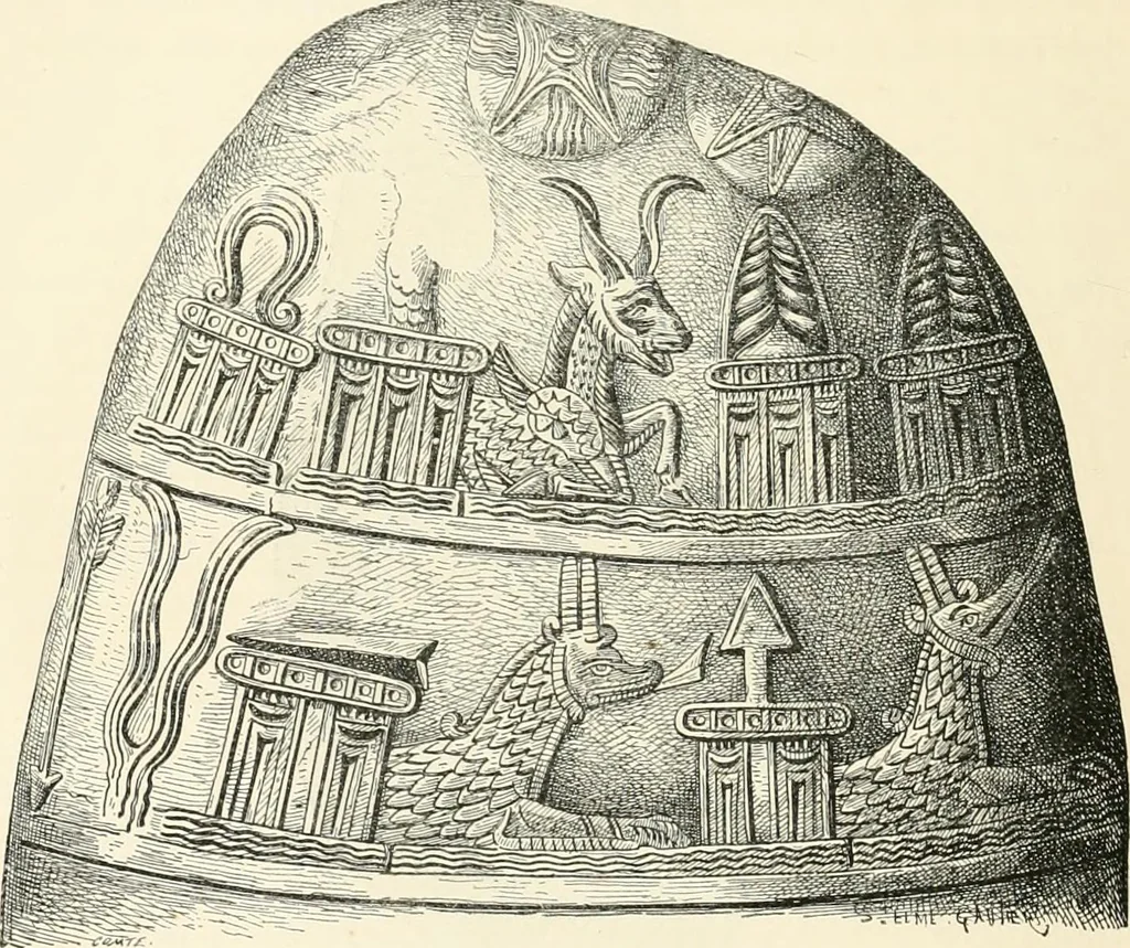 An illustration from A history of art in Chaldæa & Assyria, 1884, leaf 231