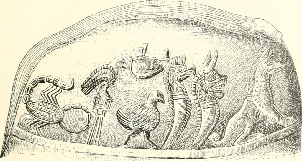 An illustration from A history of art in Chaldæa & Assyria, 1884, leaf 232