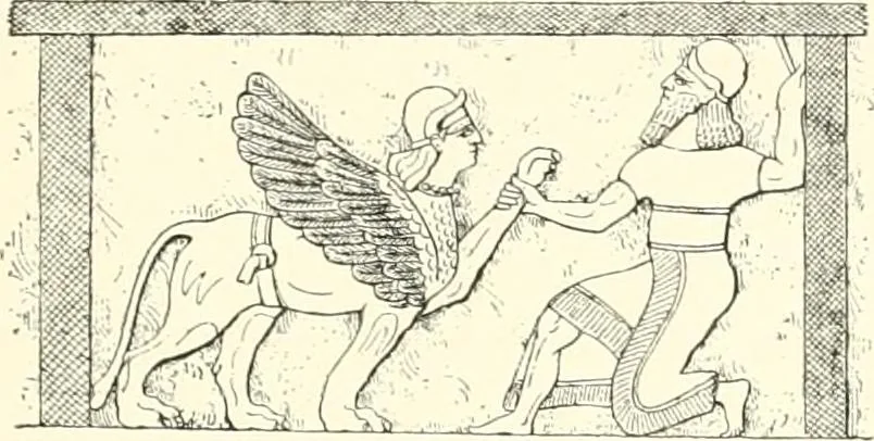 An illustration from A history of art in Chaldæa & Assyria, 1884, leaf 240